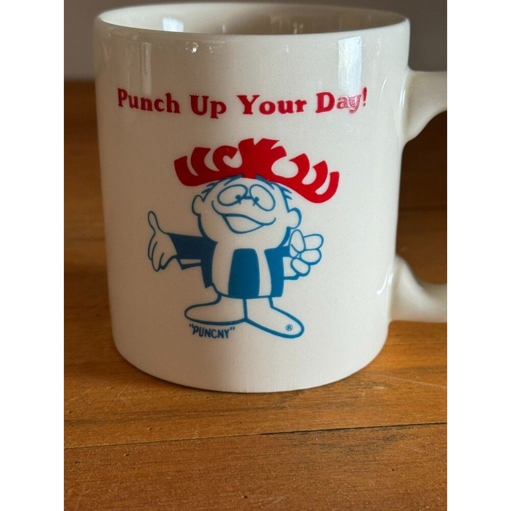 Vintage Hawaiian Punch Punchy Working Musical Christmas Mug Plays Jingle Bells - Picture 8 of 10